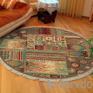 Ковер бельгийский 38406-7292-71 Genova (Вискоза, зеленый)