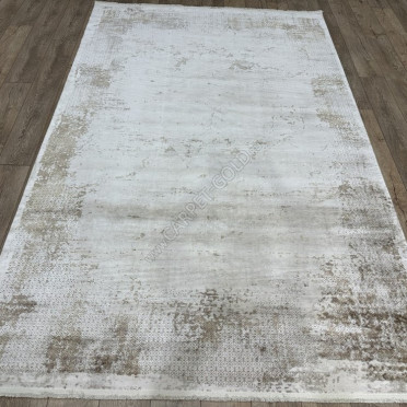 Турецкий ковер Elite Carpet COUTURE 04635A (Акрил - Полиэстер, бежевый, кремовый)