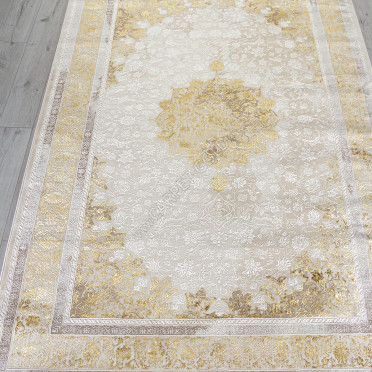 Ковер A064A - CREAM / GOLD FDY - Прямоугольник - коллекция ZARINA