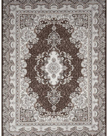 Ковер турецкий 37056D Avangard (полиэстер хит сет, коричневый)