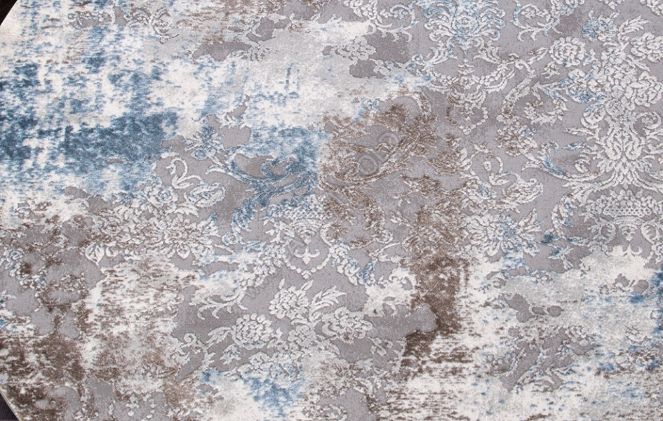 Ковер ARMINA 03853A - BLUE / BLUE Round