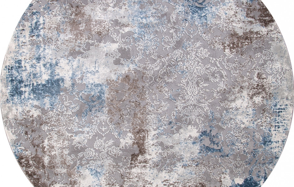 Ковер ARMINA 03853A - BLUE / BLUE Round