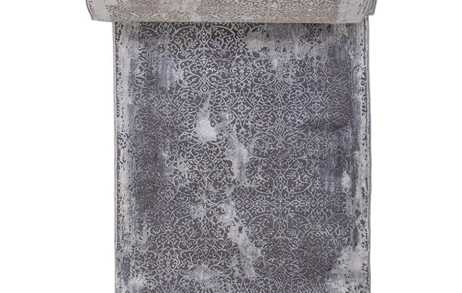 Турецкая ковровая дорожка 03792A GREY - коллекция ARMINA
