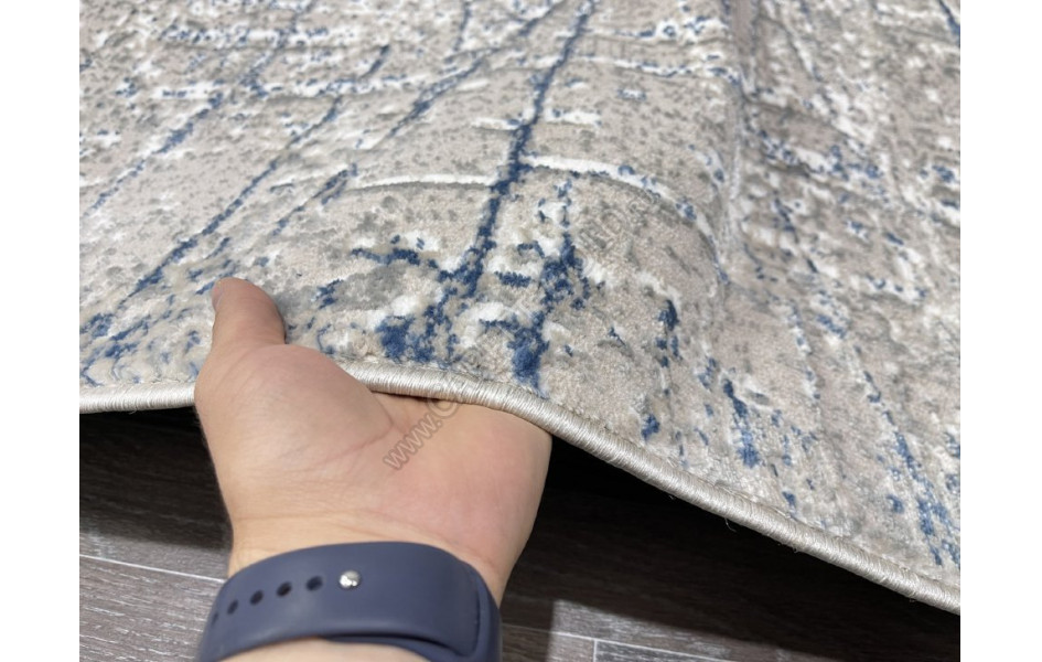 Турецкий ковер 40200A_COKME BEJ / MAVI овал