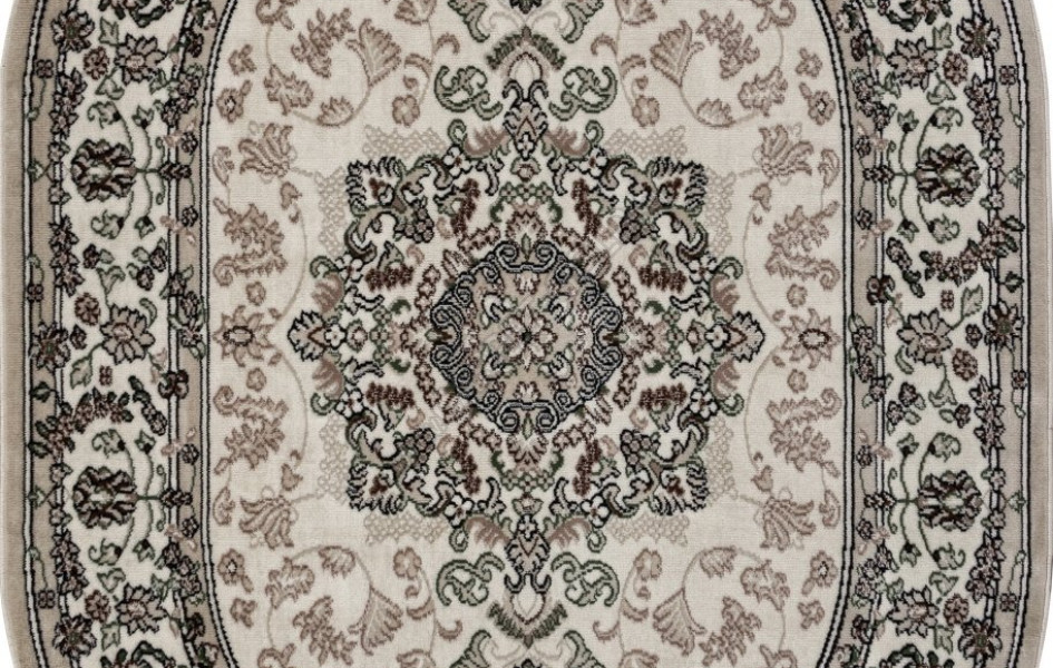 Ковер D412 - CREAM - Овал - коллекция GAVANA