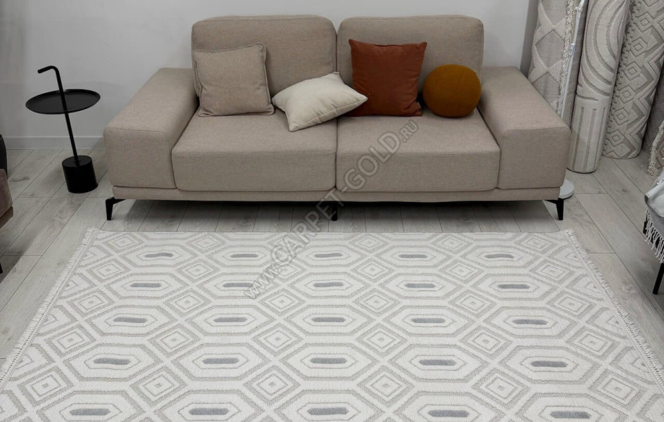 EN 262_CREAM L.GREY Поло