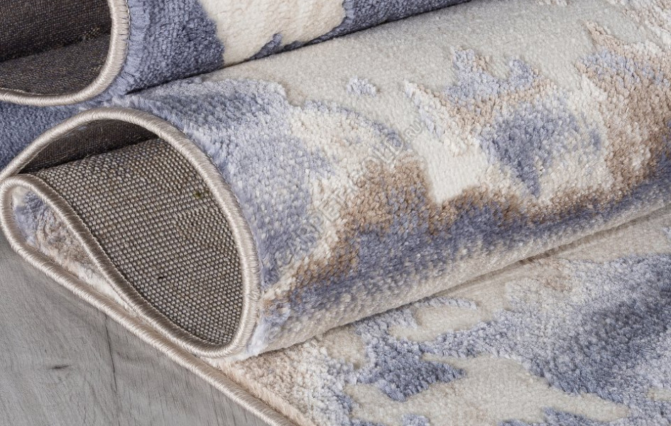 Ковер O1125 - 730 BEIGE / BLUE - Прямоугольник - коллекция SAMIRA